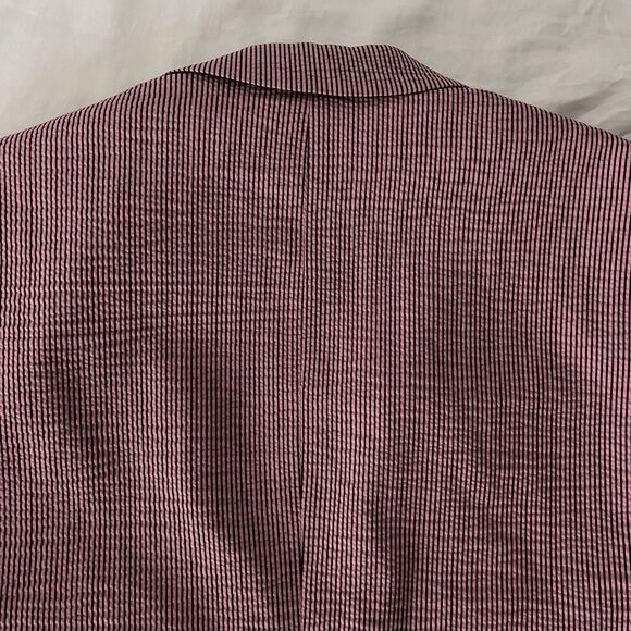 Paisley & Gray Men's Slim Fit Seersucker Blazer Two Button Red White Striped 38R - Picture 11 of 12